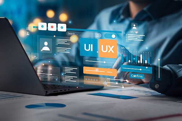 Illustration for user experience and interface design